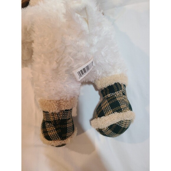 Merry Brite Cuddly Classics White Reindeer Plush - Picture 4 of 7